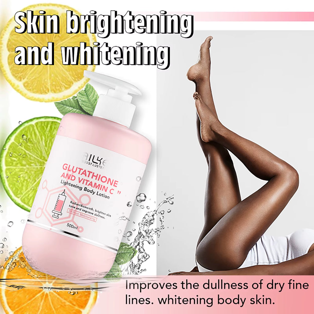 Whitening Skin Care Set, with Glutathion Vitamin C, Brighter Smoother Skin, Reduce Dark Spots, Clean Skin, Moisturizing